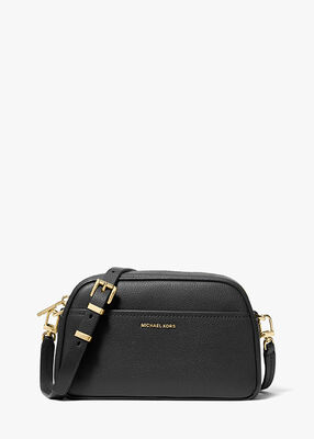 michael kors jet set small leather camera crossbody bag