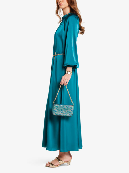 michael kors bryant small signature logo convertible pochette