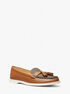 Kiernan Leather and Signature Logo Loafer michael kors kiernan leather and signature logo loafer