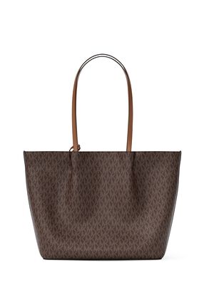 michael kors carson large signature logo tote bag