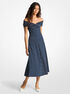 Polka Dot Stretch Matte-Jersey Dress michael kors polka dot stretch matte jersey dress