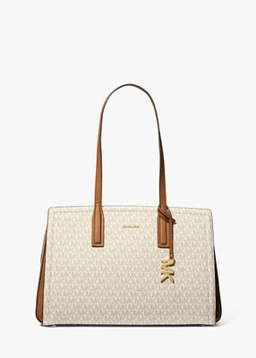 michael kors حقيبة تسوق ليلى متوسطة الحجم