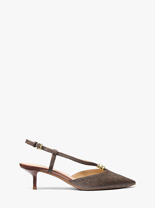 Cherie Signature Logo Pump michael kors cherie signature logo pump