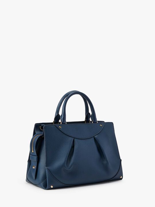 michael kors حقيبة انزو جلدية متوسطة الحجم