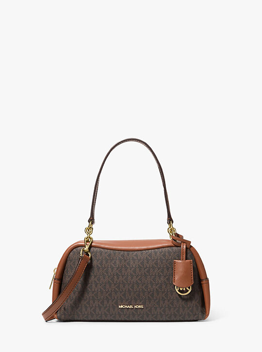 michael kors cecily small signature logo shoulder bag