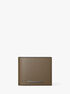 michael kors hudson pebbled leather billfold wallet
