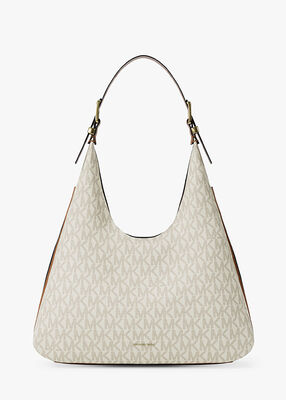 michael kors nolita large signature logo shoulder bag