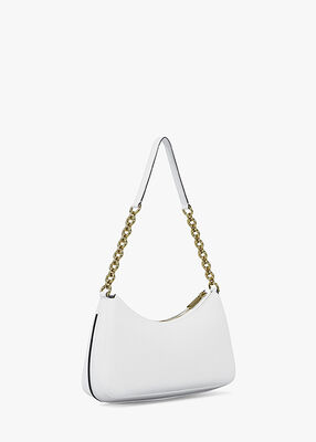 michael kors nolita medium pebbled leather chain pochette