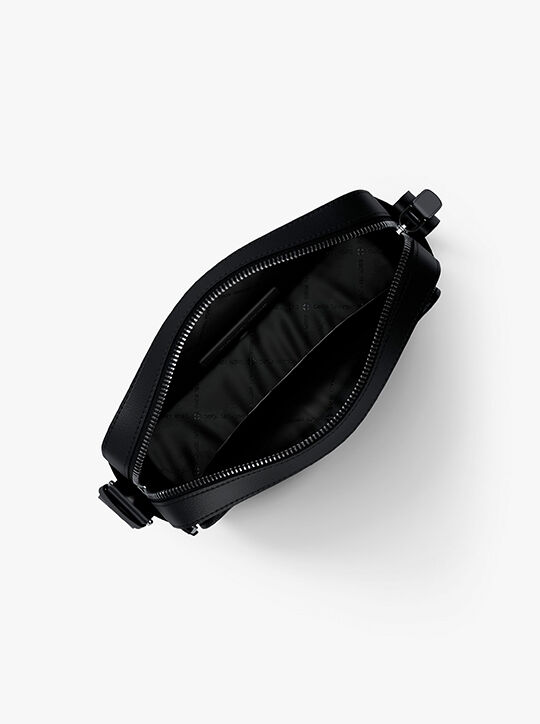 michael kors cooper signature logo flight bag