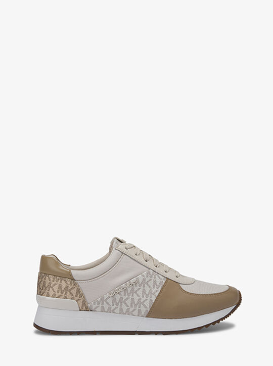 Allie Signature Logo Trainers michael kors allie signature logo trainers