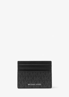 michael kors greyson logo tall card case