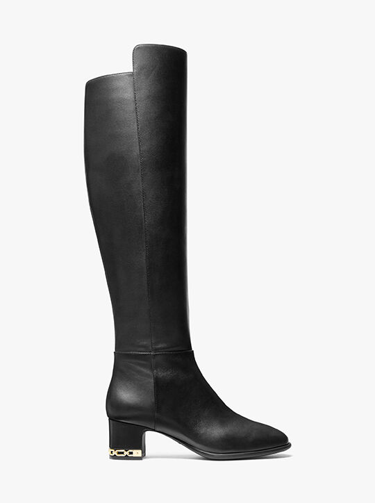 June Flex Leather Riding Boot michael kors june flex leather riding boot