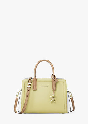 michael kors حقيبة كروس ليلى صغيرة جدًا من الجلد بألوان متداخلة