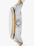 michael kors lexington pav  two tone watch