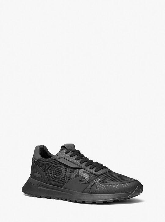 Miles Leather and Mesh Trainer