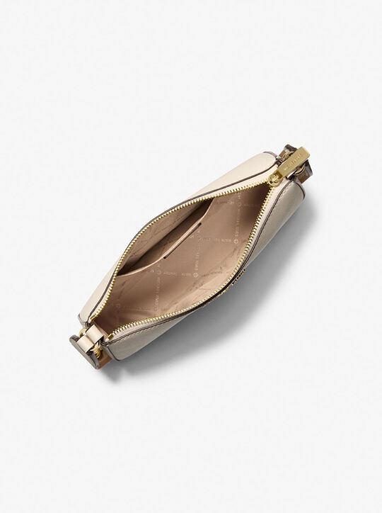 Jet Set Saffiano Leather Crossbody Bag with Case for Apple Airpods Pro® michael kors jet set saffiano leather crossbody bag with case for apple airpods pro