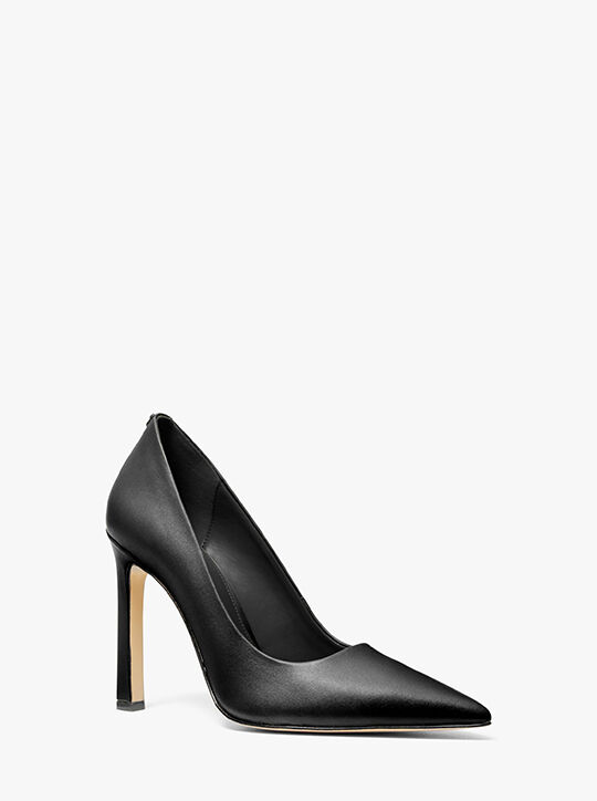 Amara Leather Pump michael kors amara leather pump