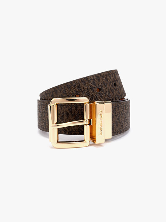 Reversible Signature Logo XX Belt michael kors reversible signature logo xx belt
