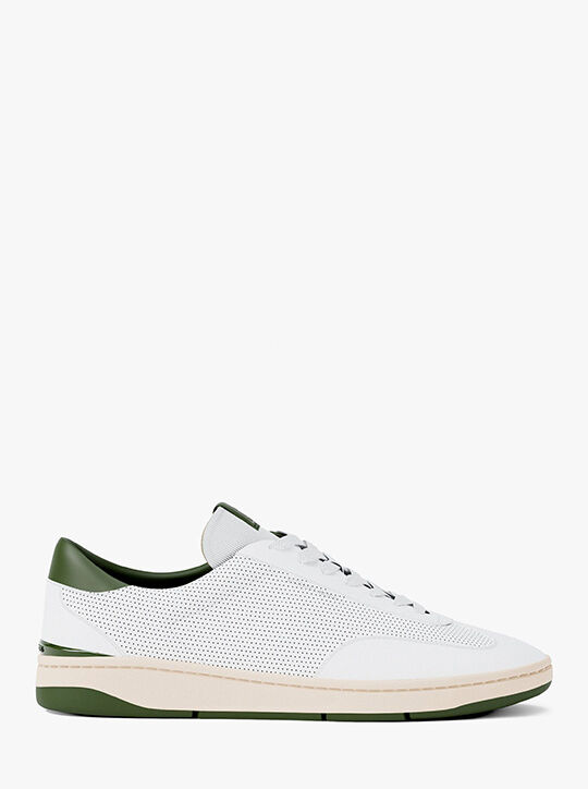 Wilton Perforated Leather Sneaker michael kors wilton perforated leather sneaker
