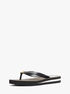 Posie Signature Logo Flip Flop michael kors posie signature logo flip flop