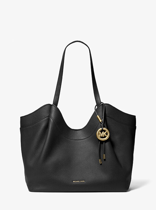 michael kors nolita large pebbled leather tote bag