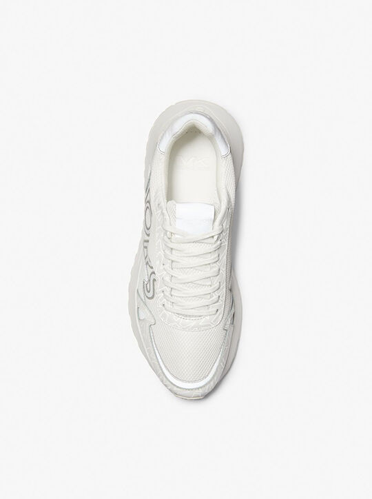 Miles Leather Mesh Trainer