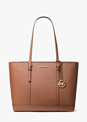 michael kors jet set travel large saffiano leather tote bag