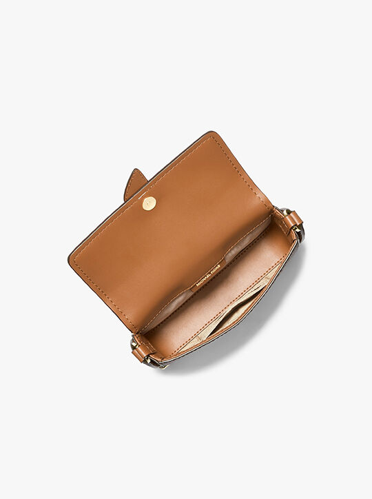 michael kors حقيبة كروس جرينتش صغيرة للغاية وحزام من الجلد الصناعي