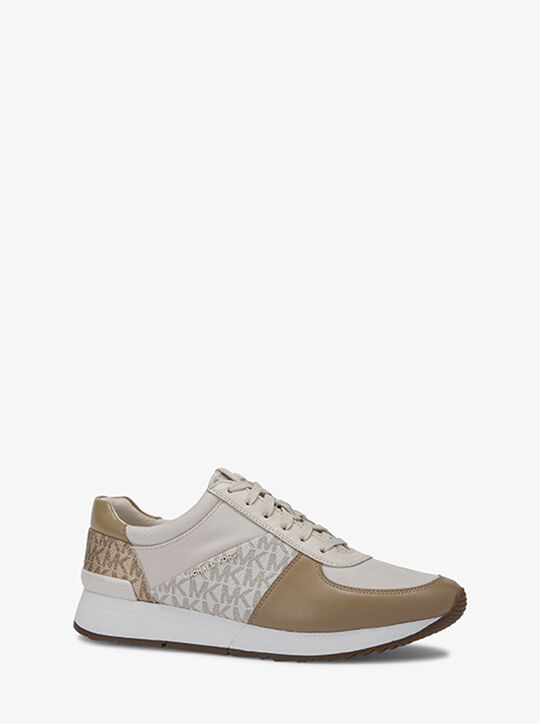 Allie Signature Logo Trainers michael kors allie signature logo trainers