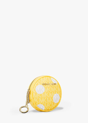 michael kors حقيبة عملات معدنية جيت سيت صغيرة بشعار الماركة