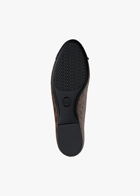 michael kors piper flex signature logo ballet flat