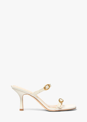 michael kors kya leather sandal