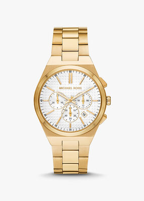 Oversized Lennox Gold-Tone Watch