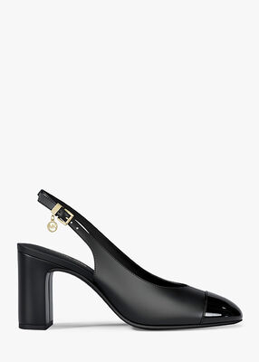 michael kors piper flex leather slingback pump