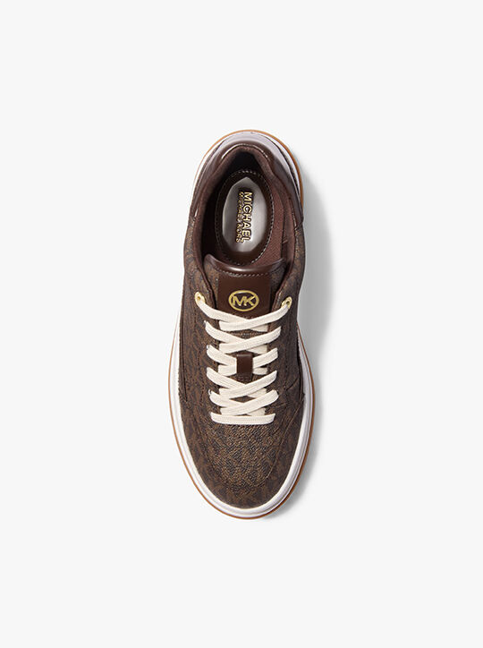 Hayes Signature Logo Platform Sneaker michael kors hayes signature logo platform sneaker