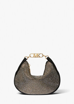 Kendall Small Embellished Suede Shoulder Bag