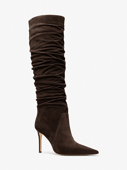 michael kors dawn leather boot