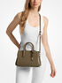 Laila Small Signature Logo Satchel michael kors laila small signature logo satchel