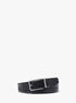 michael kors reversible logo and leather belt