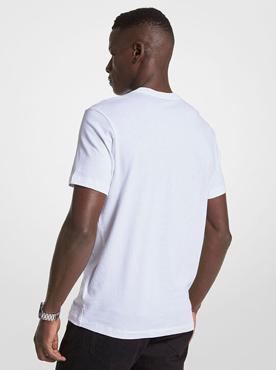 michael kors logo cotton t shirt