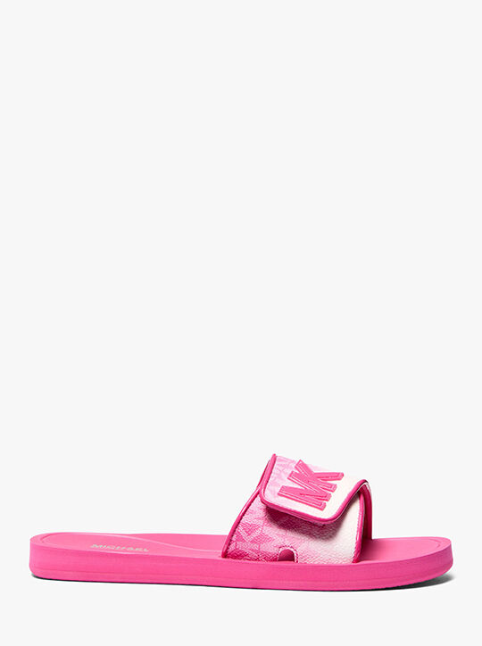 Palmer Ombré Signature Logo Slide Sandal michael kors palmer ombr signature logo slide sandal