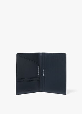 michael kors logo passport wallet