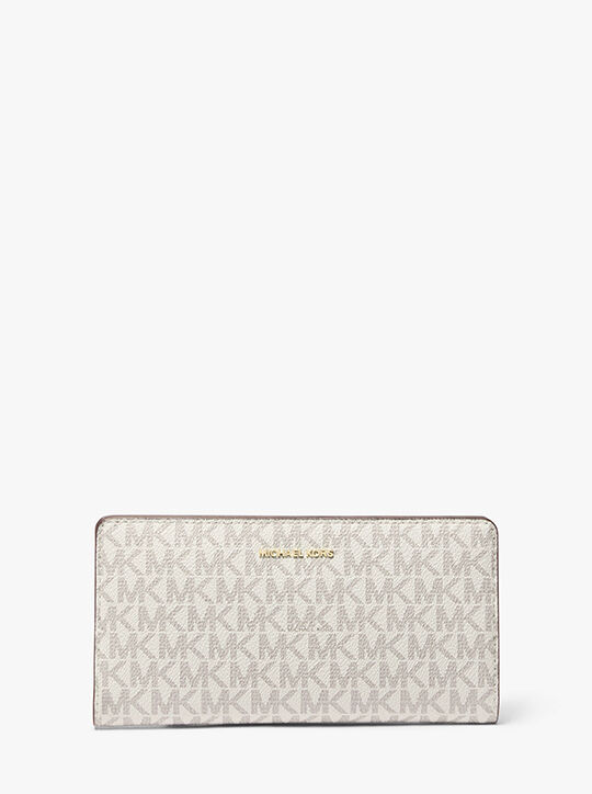 Bryant Large Signature Logo Snap-Front Wallet michael kors bryant large signature logo snap front wallet