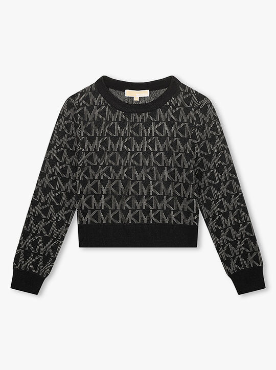 Logo Knit Sweater michael kors logo knit sweater
