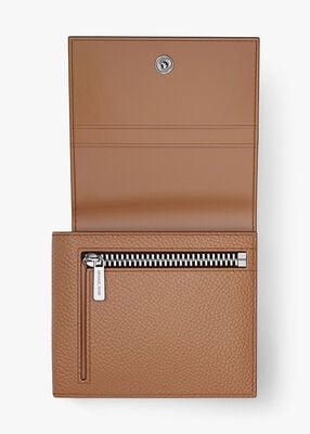 michael kors محفظة هدسون الجلدية المحببة