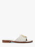 Hannah Signature Logo Slide Sandal michael kors hannah signature logo slide sandal