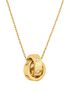 michael kors logo and cubic zirconia necklace