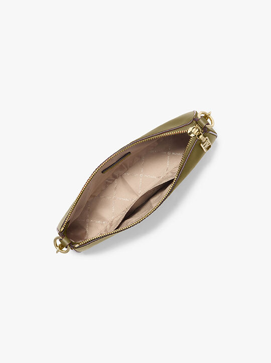 michael kors حقيبة إمباير متوسطة الحجم من الجلد بسلسلة