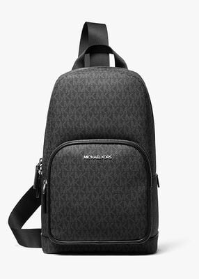 michael kors cooper logo sling pack