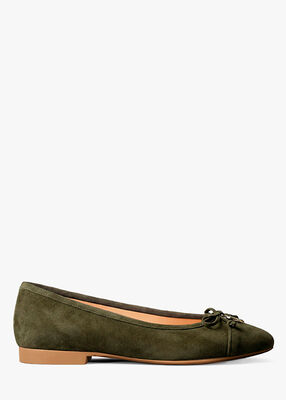 michael kors piper flex suede ballet flat